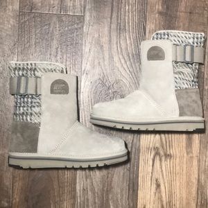 sorel newbie suede ankle boots